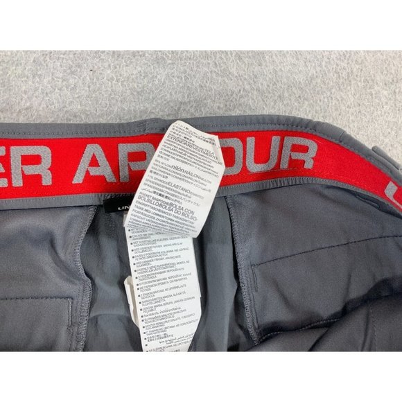 Under Armour 100% Polyester Chino Shorts (Men's 38) Gray - Picture 4 of 11